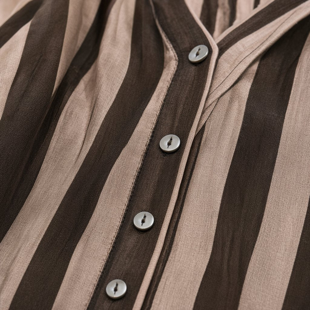 Detalle del tejido de Camisa Anaya para mujer Angara Moda