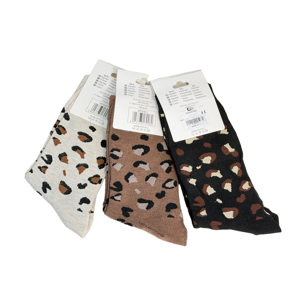 Calcetines Maya (pack de 3 uds.) en color Pack 3 sobre fondo blanco para mujer Angara Moda