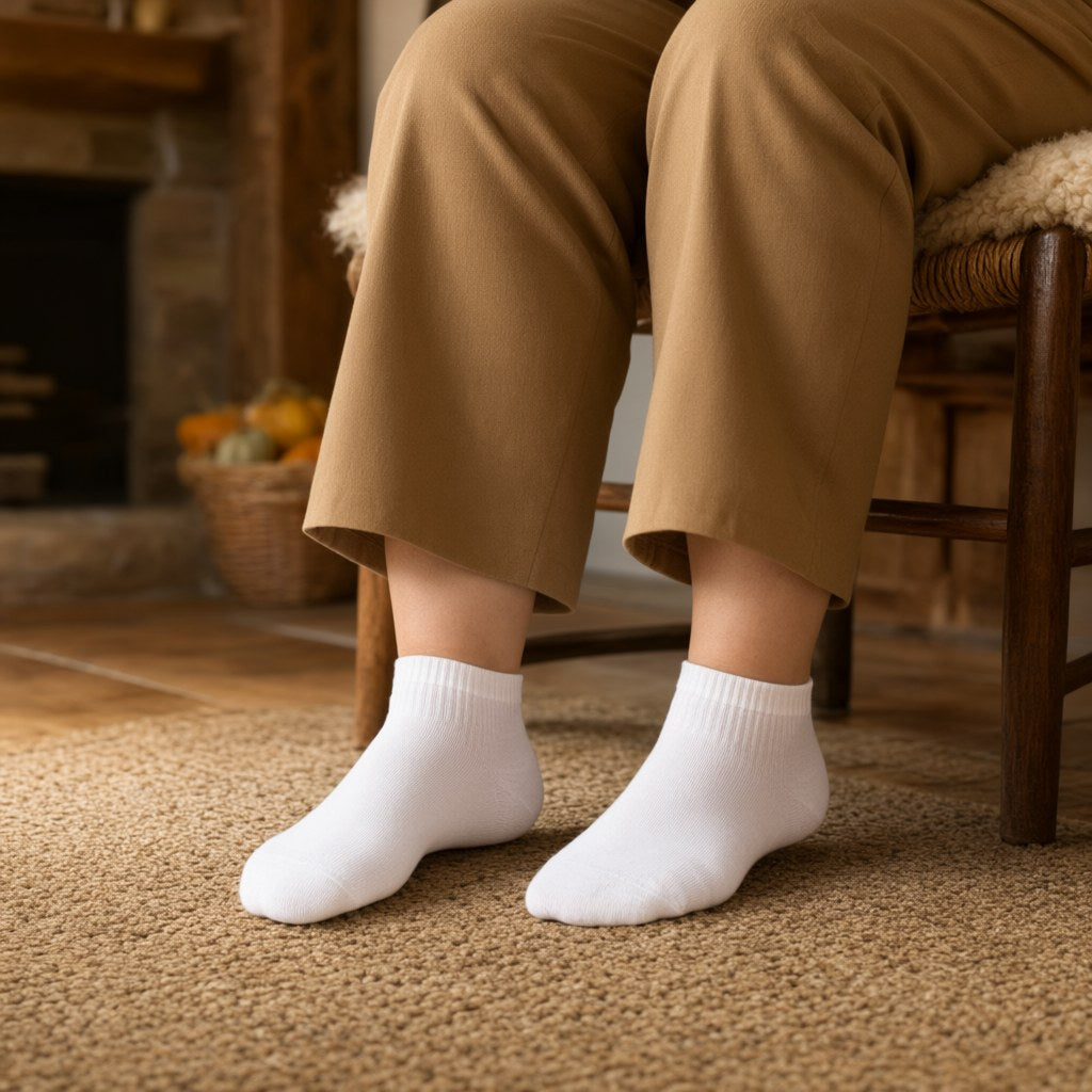 Calcetines Pradera (pack de 3 uds.) con una modelo para mujer Angara Moda