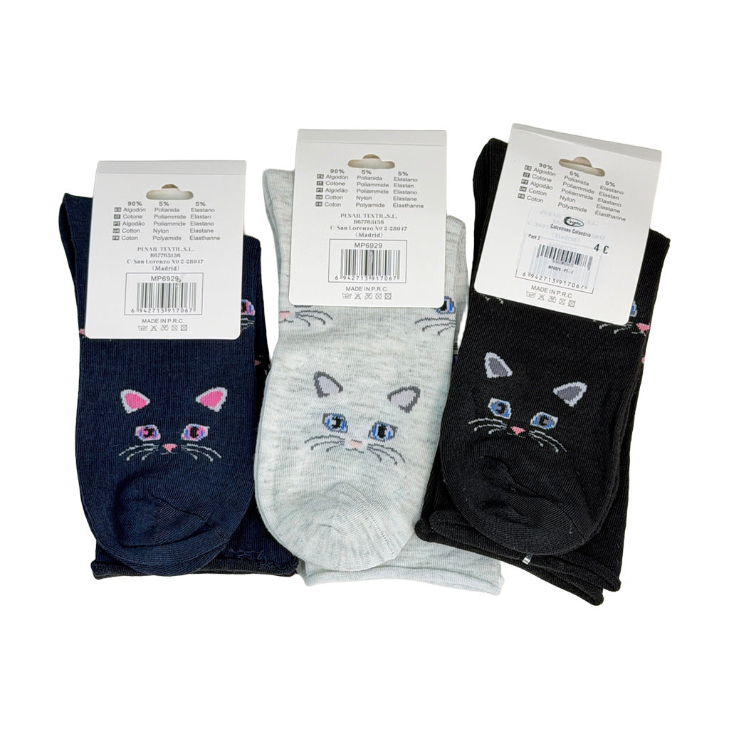 Calcetines Calandria (pack de 3 uds.) en color Pack 2 sobre fondo blanco para mujer Angara Moda