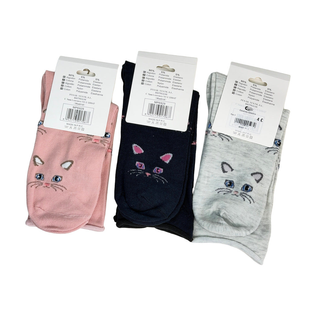 Calcetines Calandria (pack de 3 uds.) en color Pack 3 sobre fondo blanco para mujer Angara Moda