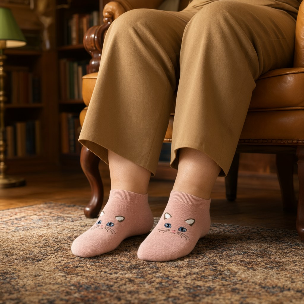 Calcetines Calandria (pack de 3 uds.) con una modelo para mujer Angara Moda