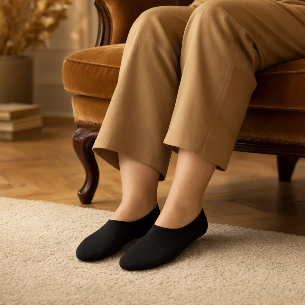 Calcetines Cometa (pack de 2 uds.) con una modelo para mujer Angara Moda