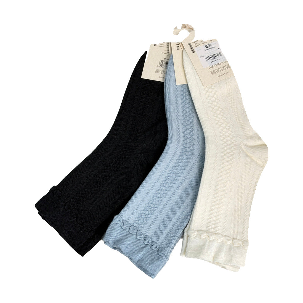 Calcetines Fedra (pack de 3 uds.) en color Pack 2 sobre fondo blanco para mujer Angara Moda