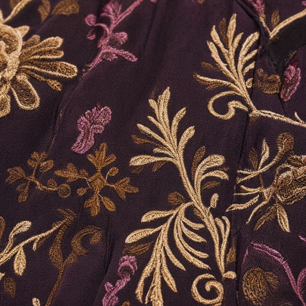 Detalle del tejido de Vestido Cala Mondragó para mujer Angara Moda