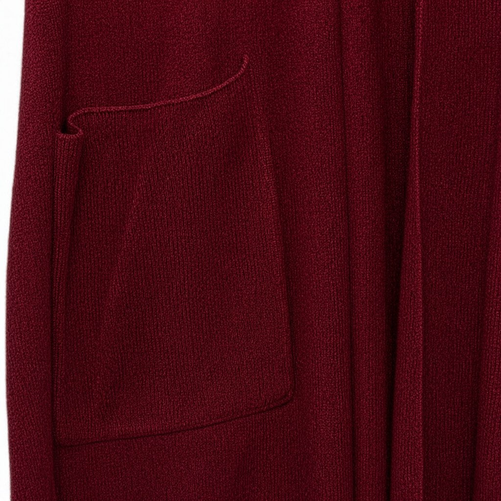 Detalle del tejido de Chaleco Tossa para mujer Angara Moda