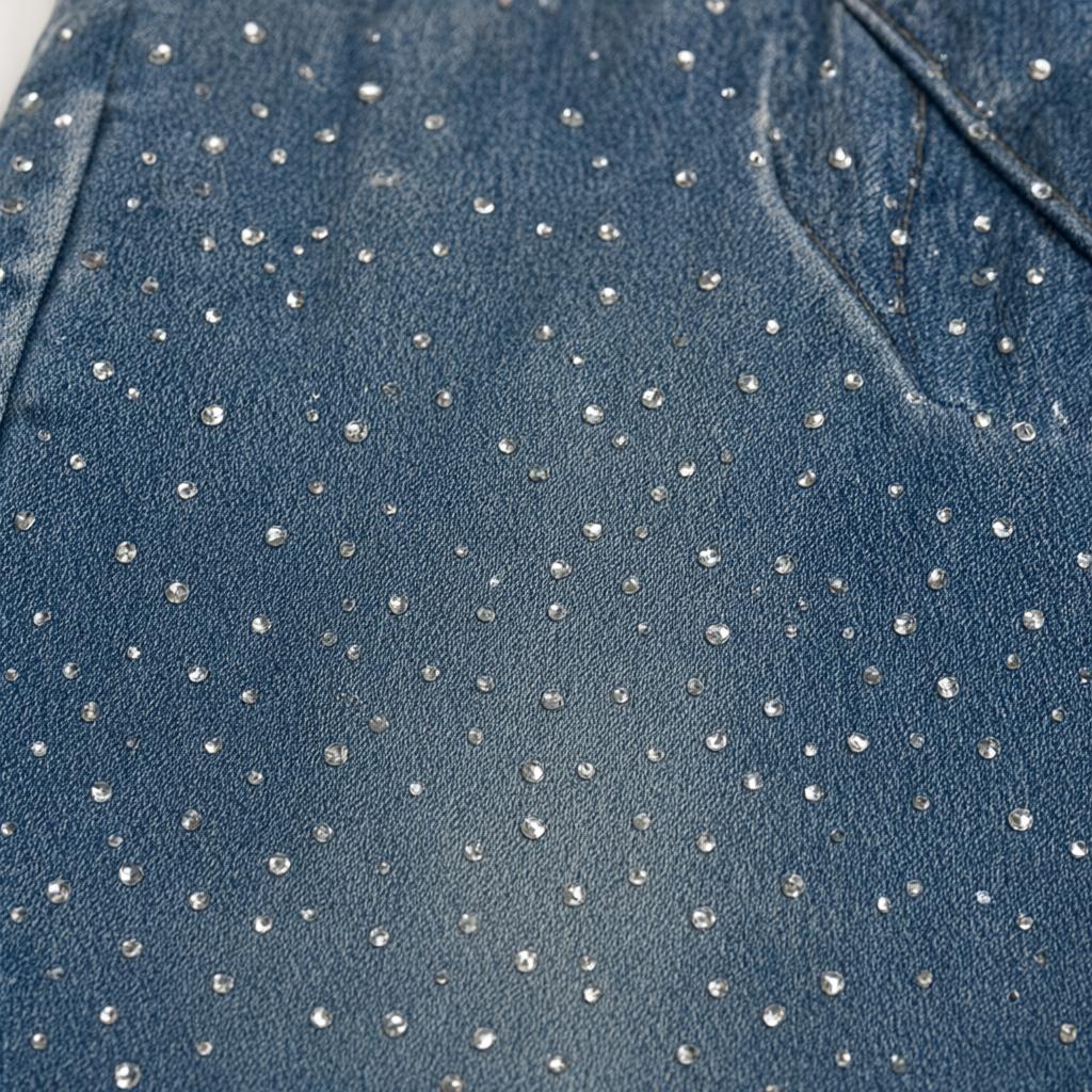 Detalle del tejido de Vaquero Infanta para mujer Angara Moda