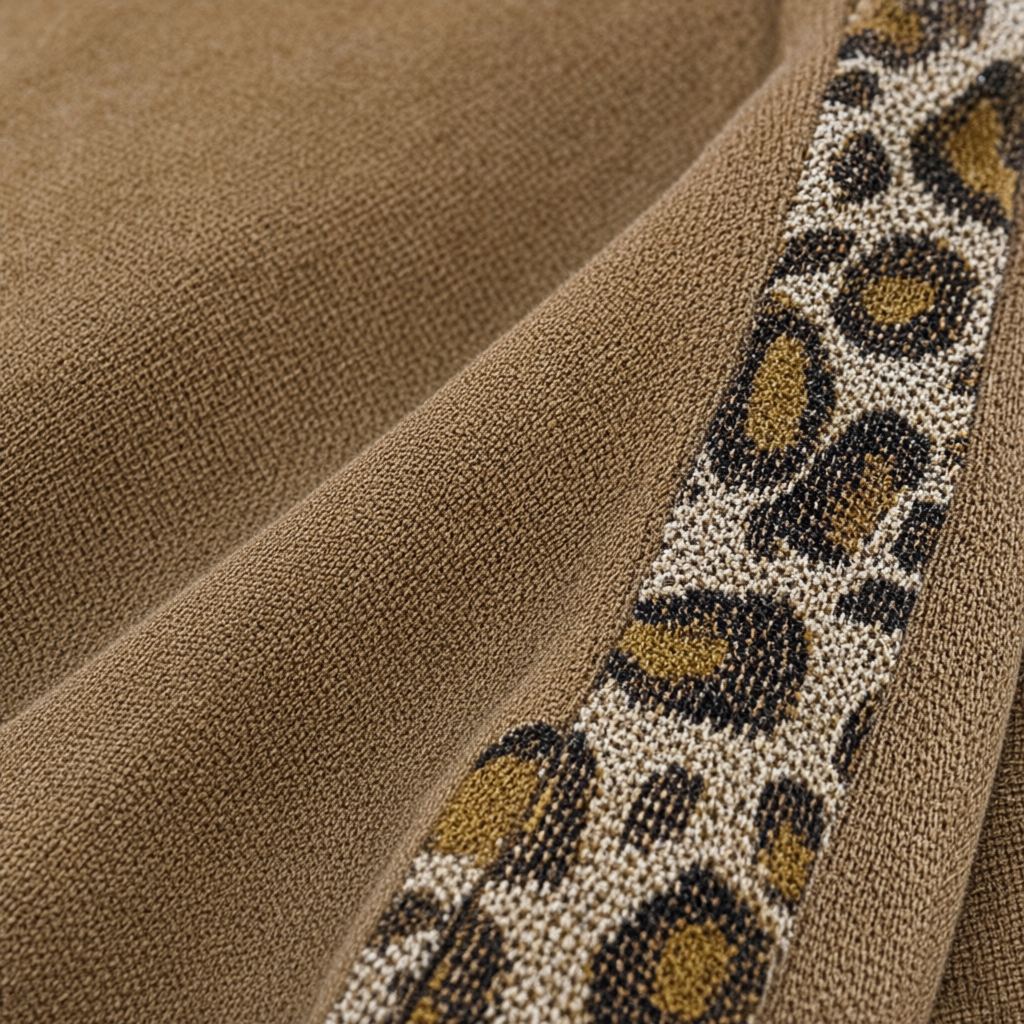 Detalle del tejido de Jersey Antía para mujer Angara Moda