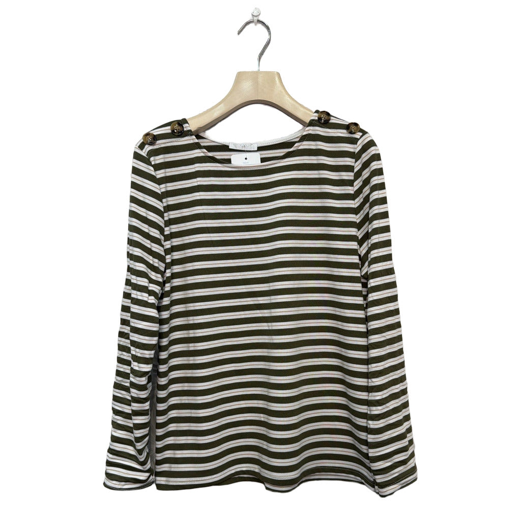 Camiseta Urania en color Verde caza sobre fondo blanco para mujer Angara Moda
