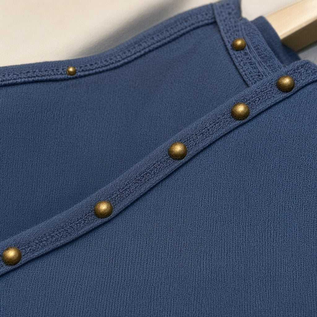 Detalle del tejido de Camiseta Dánae para mujer Angara Moda