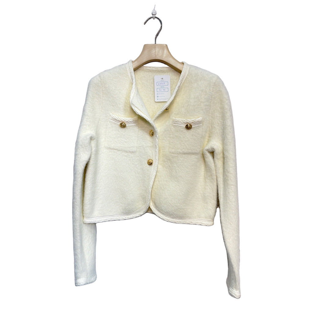Chaqueta Flora sobre fondo blanco para mujer Angara Moda
