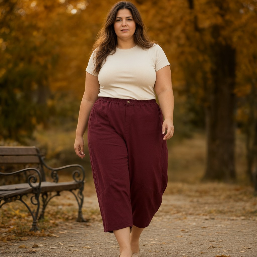 Pantalón Begonia con una modelo para mujer Angara Moda
