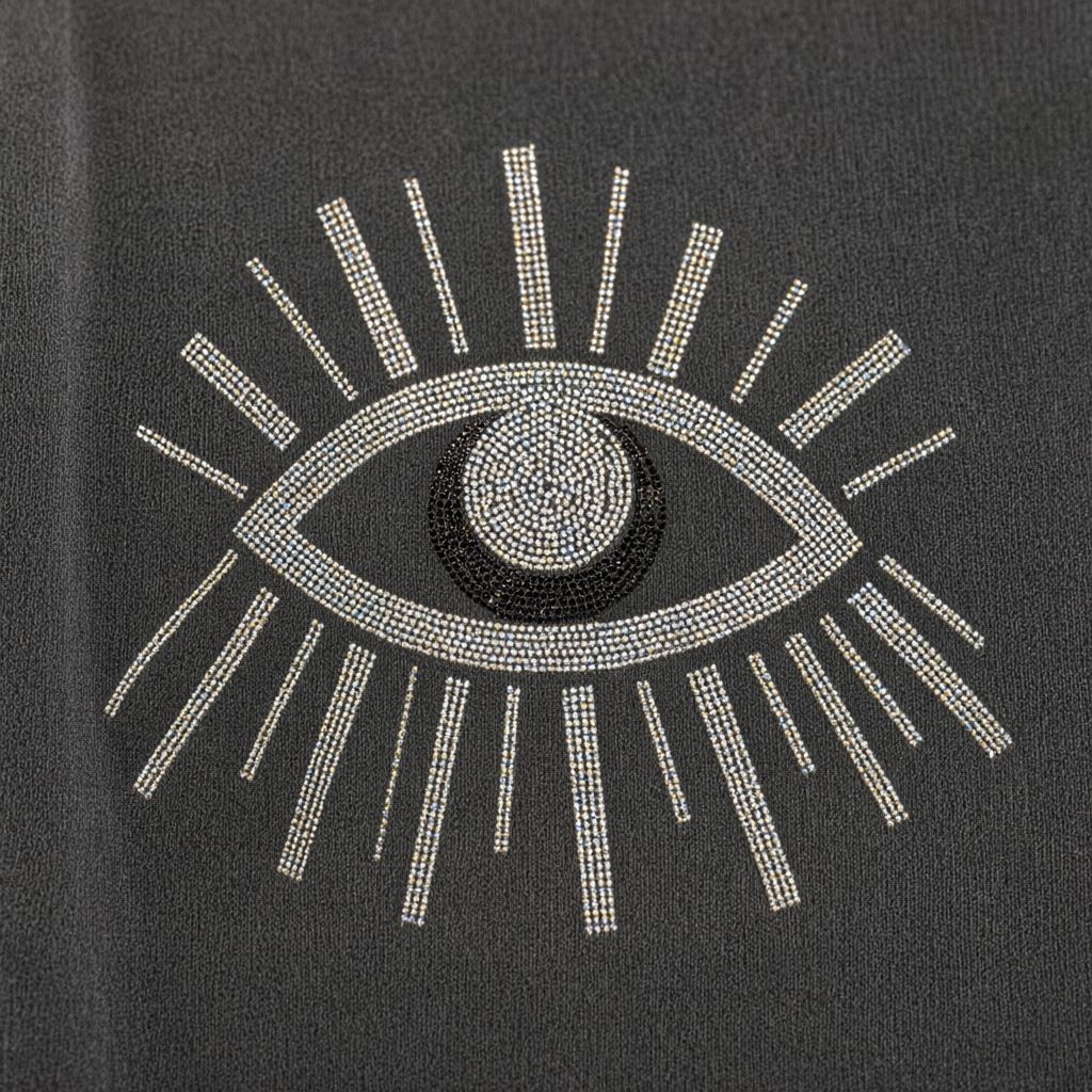 Detalle del tejido de Camiseta Signe para mujer Angara Moda