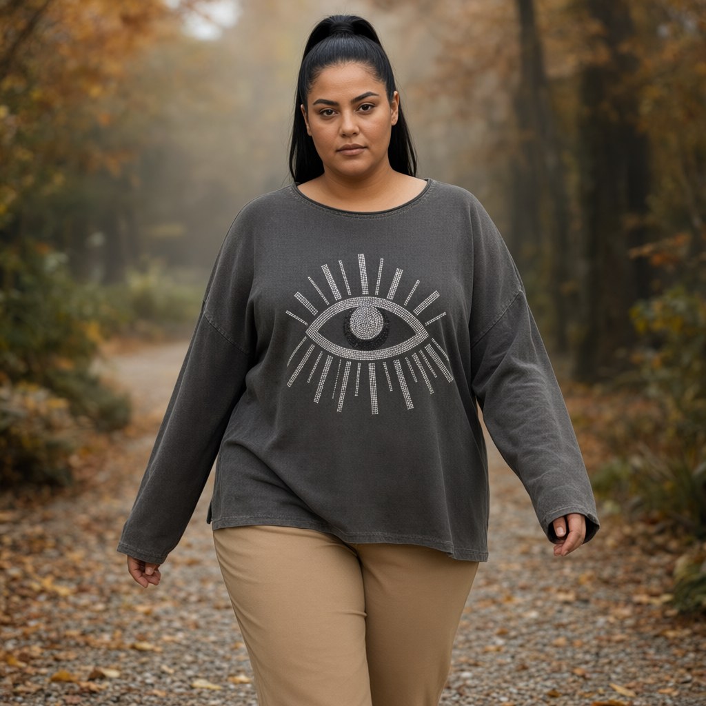 Camiseta Signe con una modelo para mujer Angara Moda