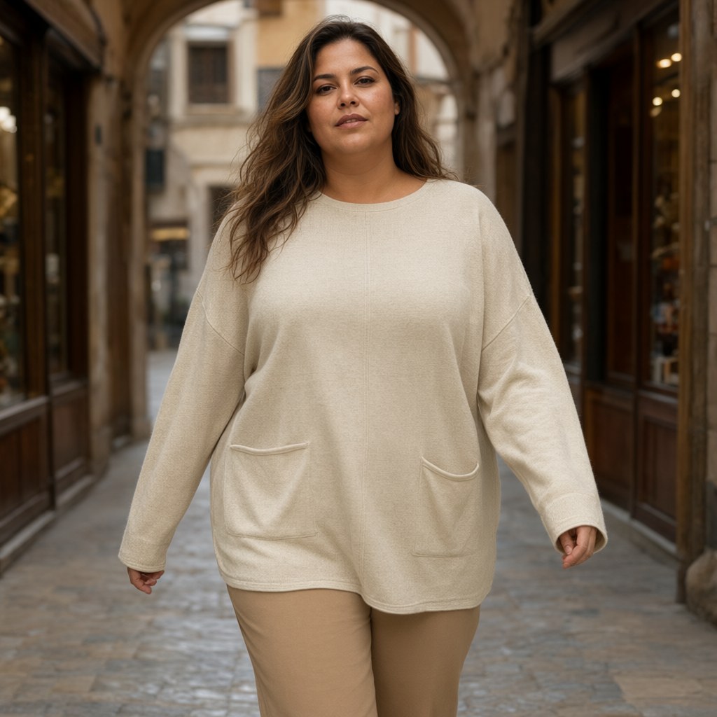 Jersey balu con una modelo para mujer Angara Moda