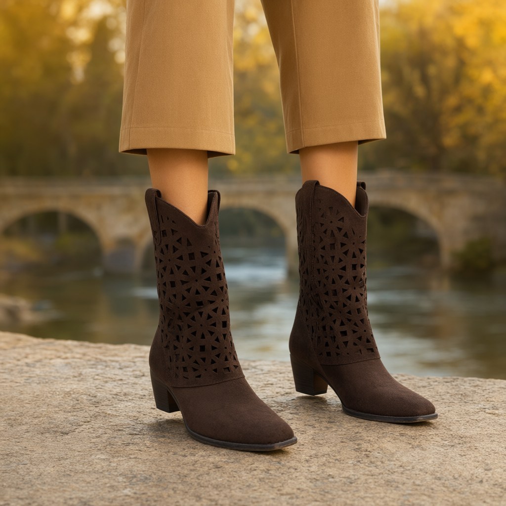 Bota Melodía con una modelo para mujer Angara Moda