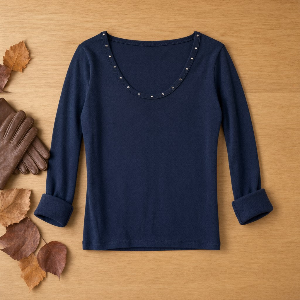 Camiseta Tachas desde arriba para mujer Angara Moda