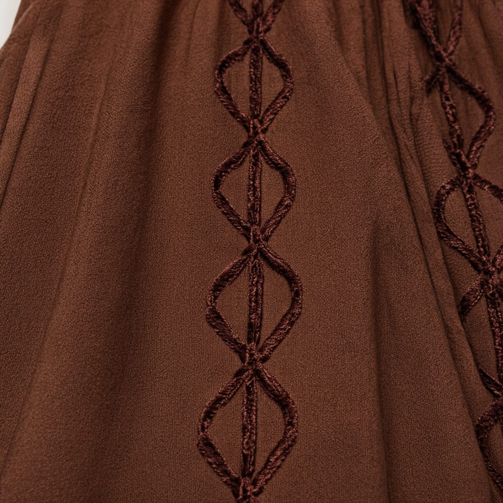 Detalle del tejido de Pantalón Atenea para mujer Angara Moda