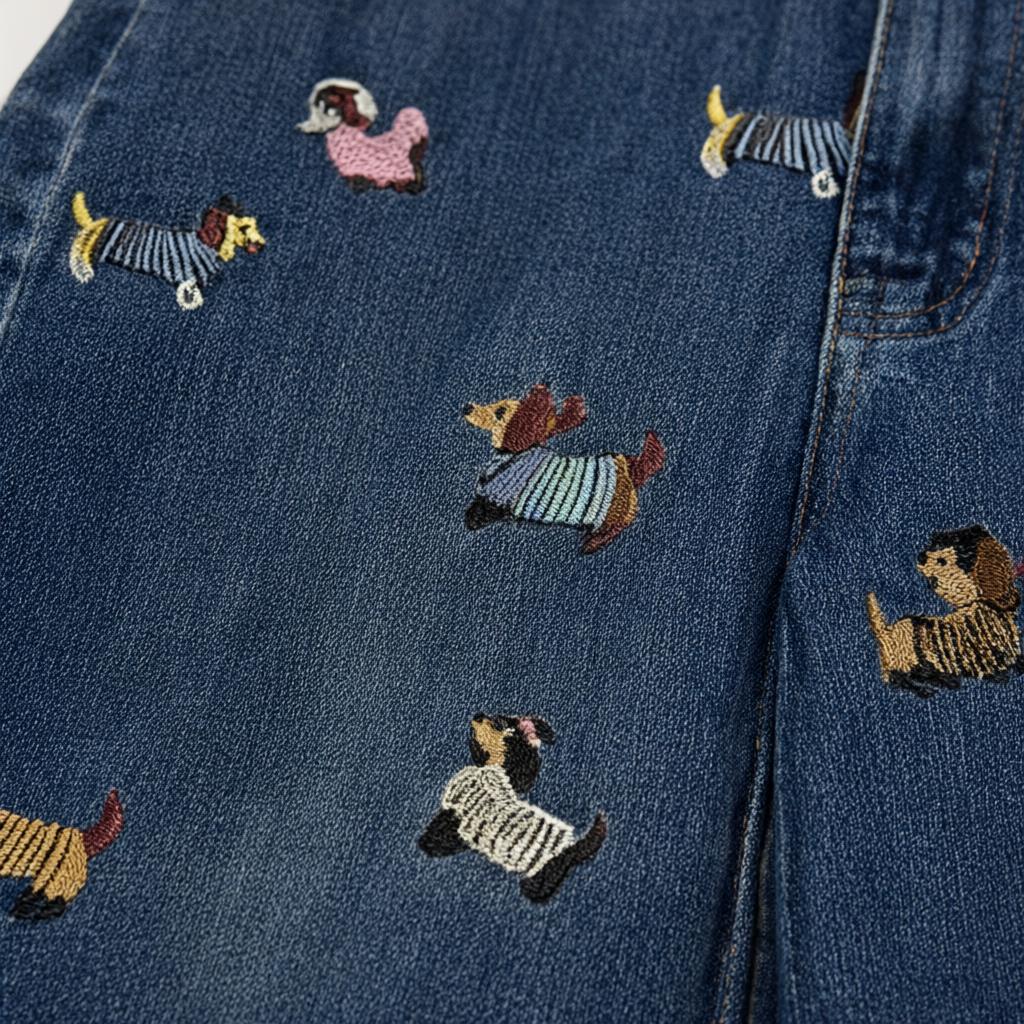 Detalle del tejido de Pantalón Vera para mujer Angara Moda