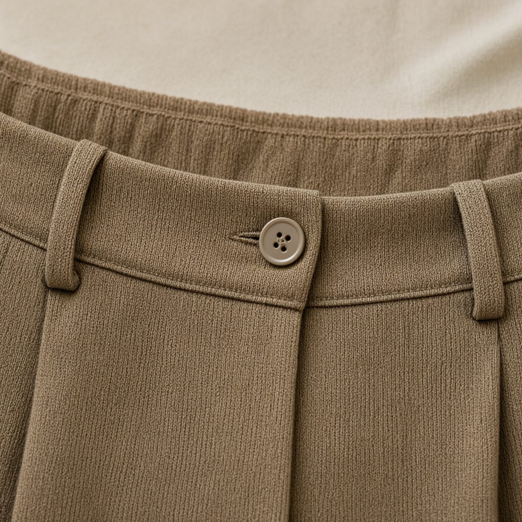 Detalle del tejido de Pantalón Sonata para mujer Angara Moda