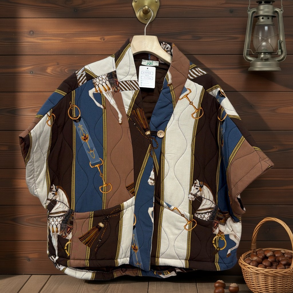 Kimono Calíope colgada en un ambiente para mujer Angara Moda