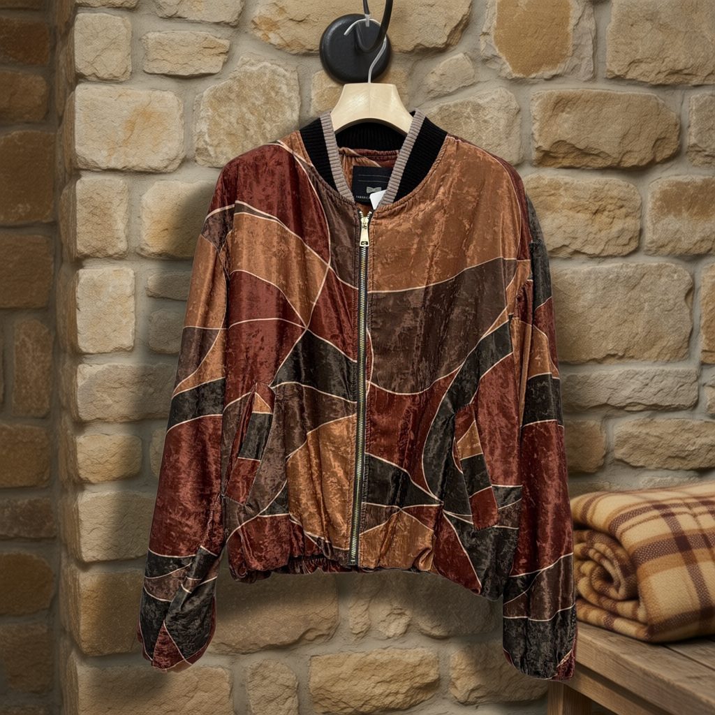Chaqueta Marcela colgada en un ambiente para mujer Angara Moda