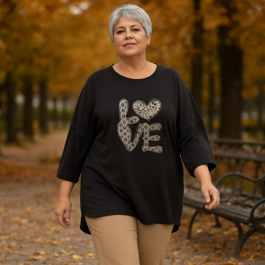 Sudadera Candela con una modelo para mujer Angara Moda
