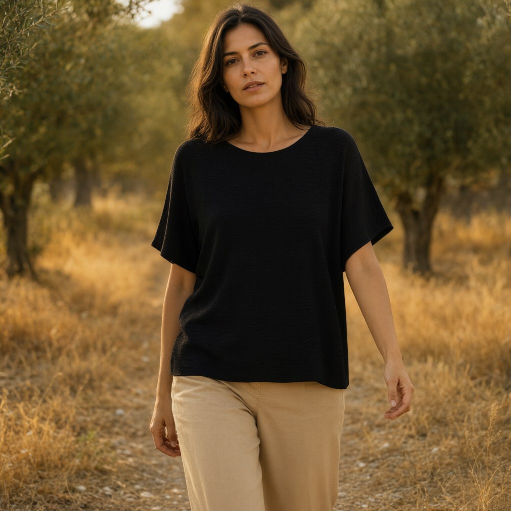 Camiseta Noa con una modelo para mujer Angara Moda