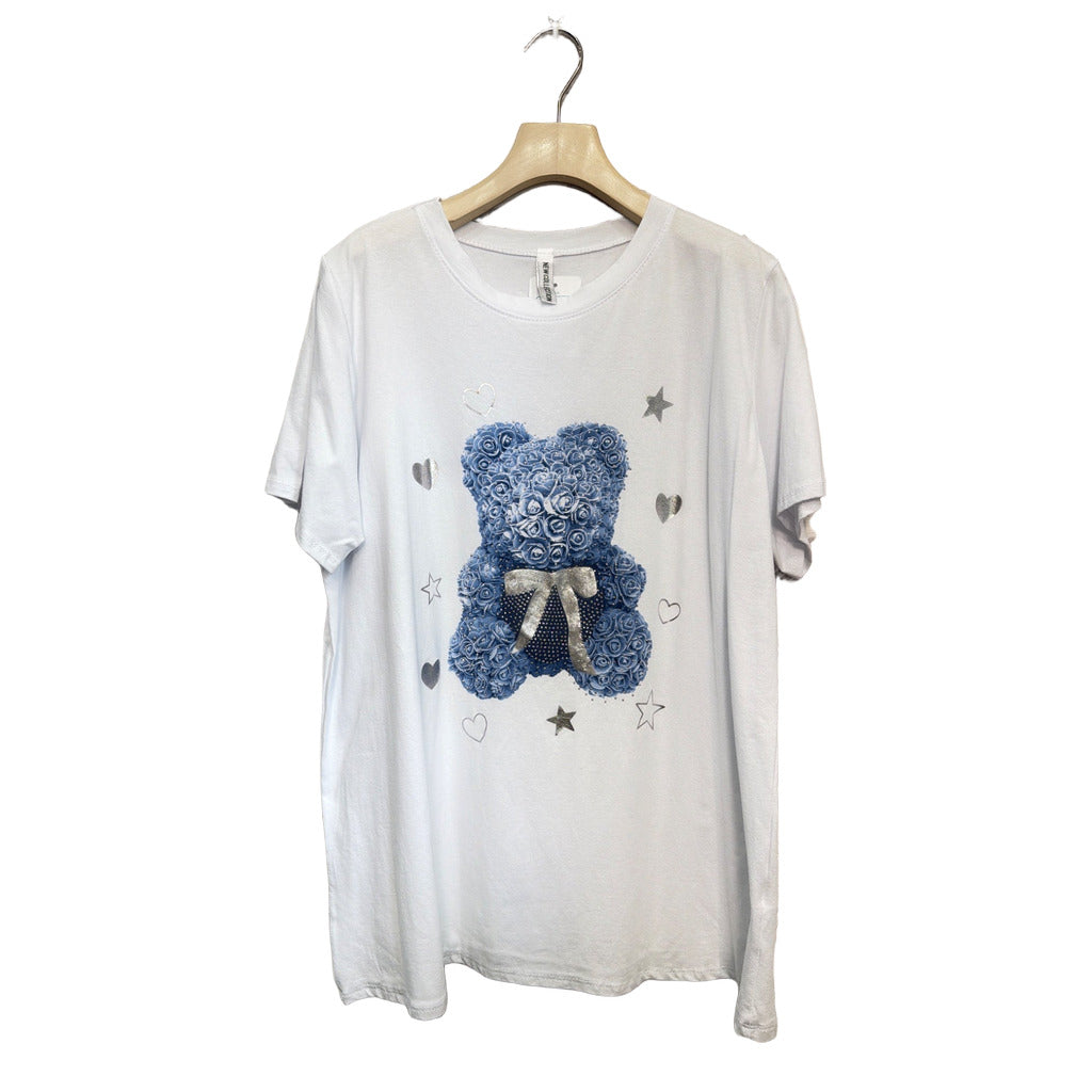 Camiseta Amaia sobre fondo blanco para mujer Angara Moda