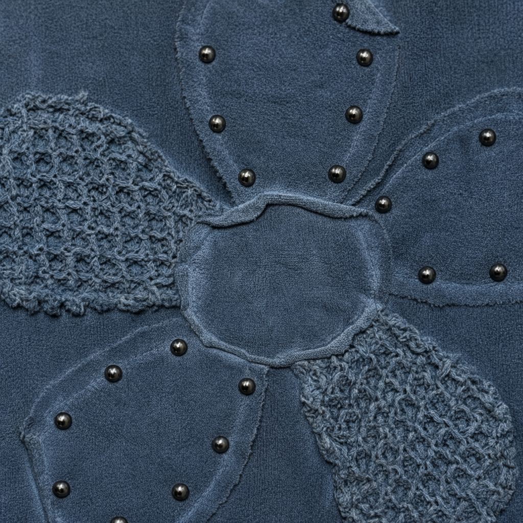 Detalle del tejido de Camiseta Morganita para mujer Angara Moda