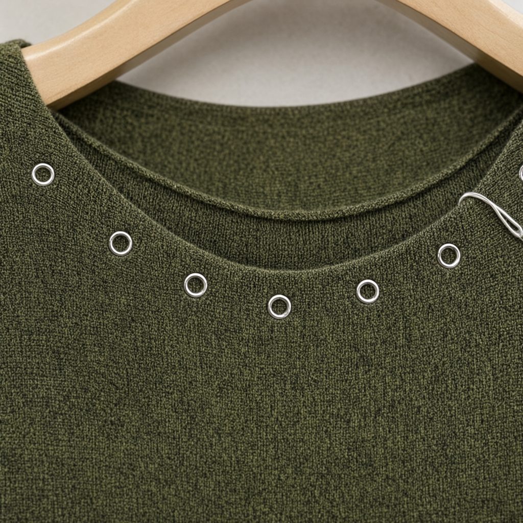 Detalle del tejido de Jersey Sabela para mujer Angara Moda
