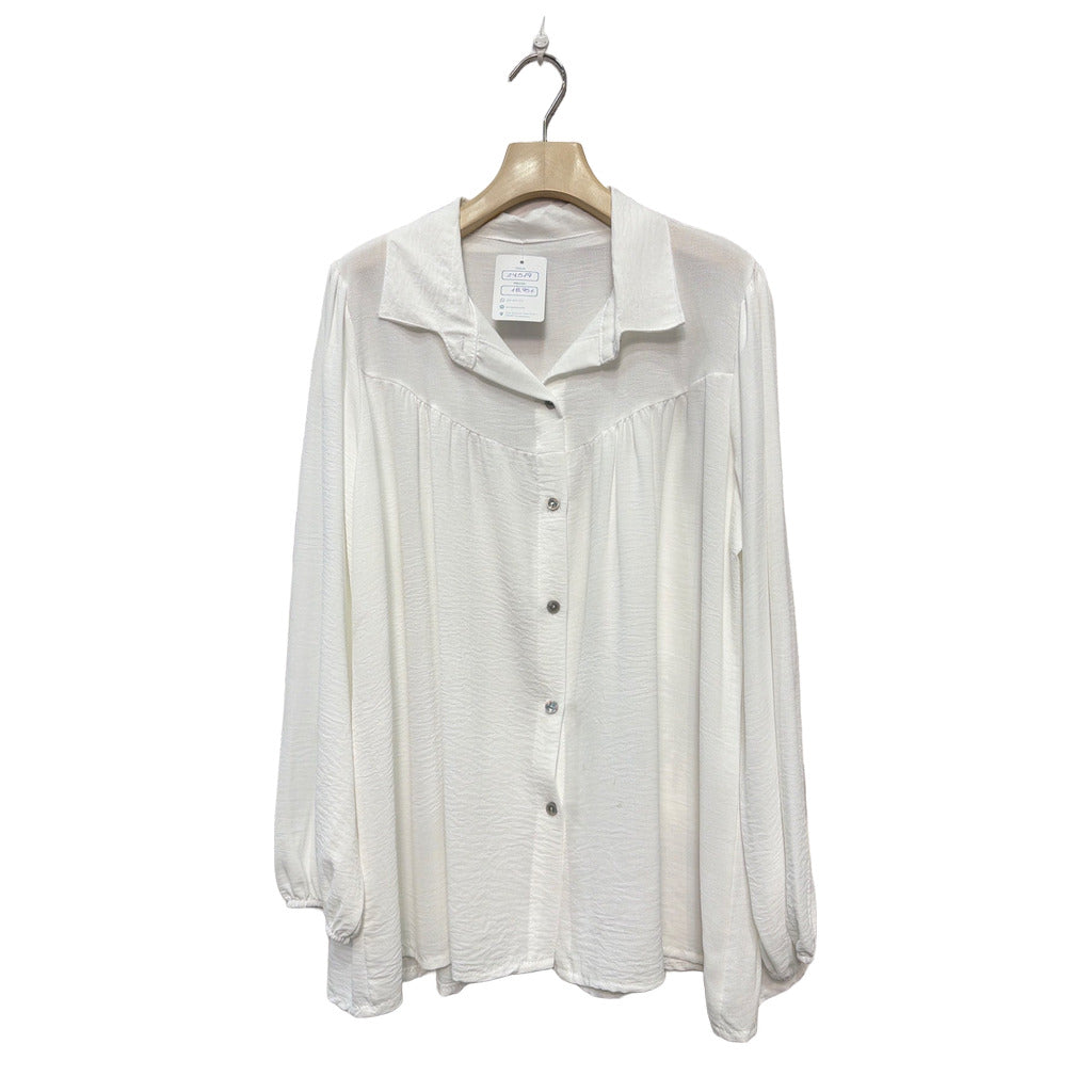 Camisa Kunzita sobre fondo blanco para mujer Angara Moda
