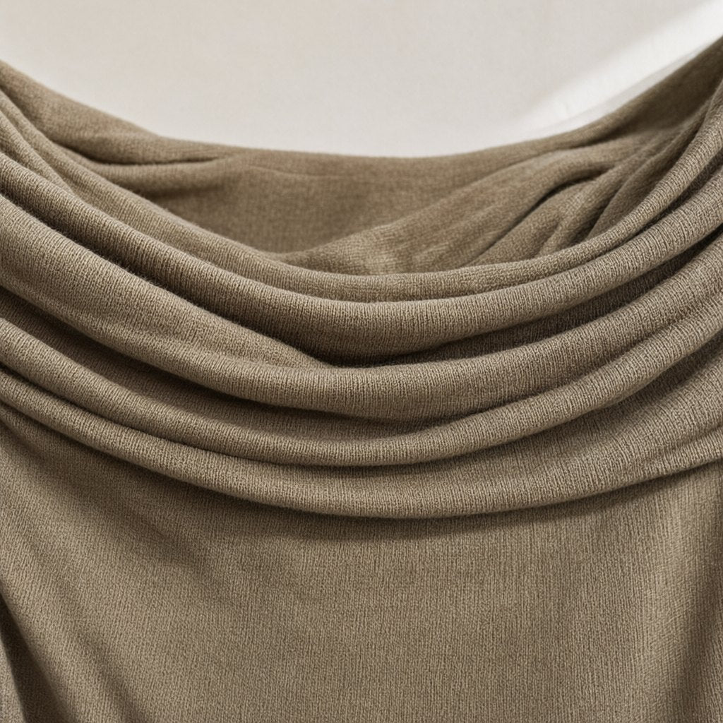 Detalle del tejido de Camiseta Thais para mujer Angara Moda