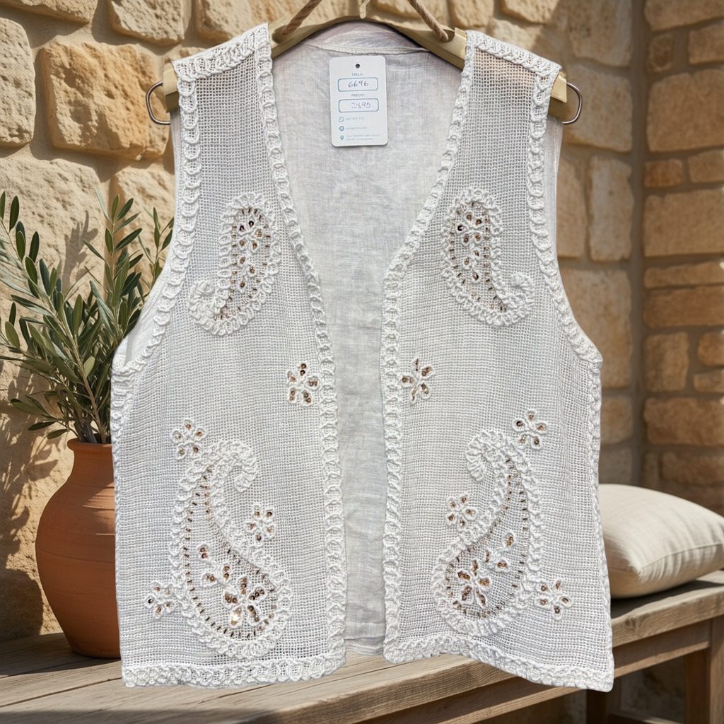 Chaleco Psique colgada en un ambiente para mujer Angara Moda