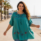 Blusa Playa Pantín - Modelo Curvi