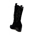 Bota media caña campera