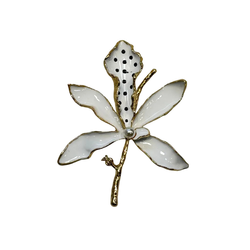 Broche orquidea