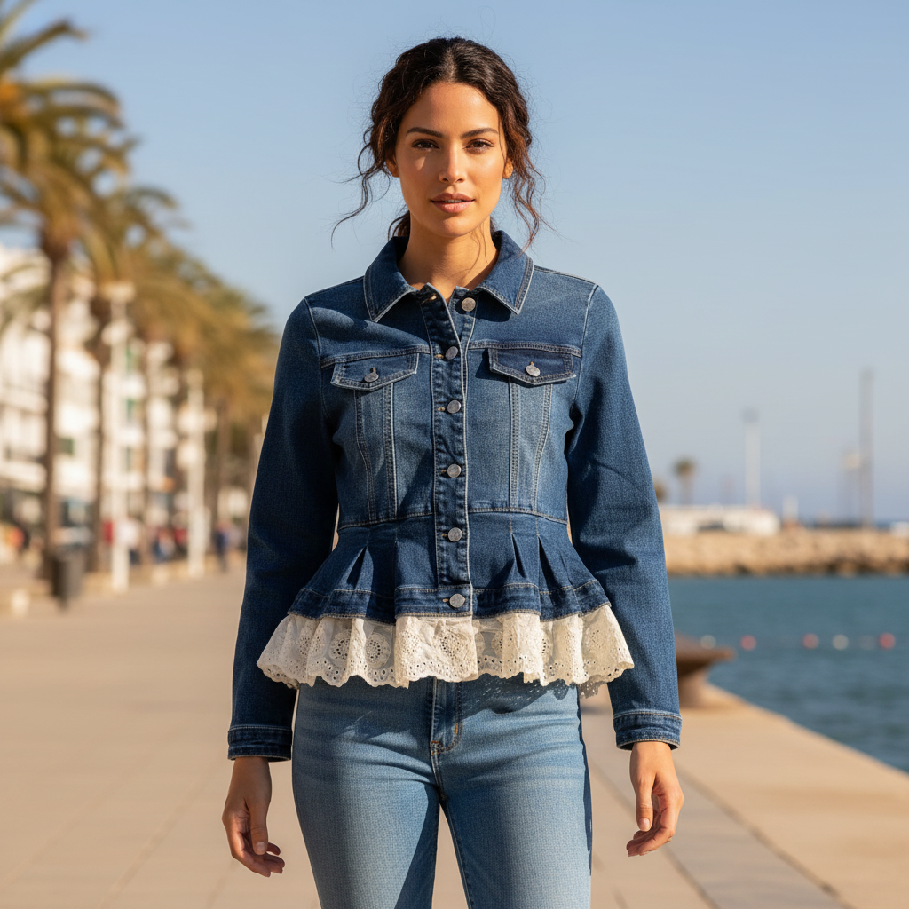Chaqueta Dakota modelo frontal cadera