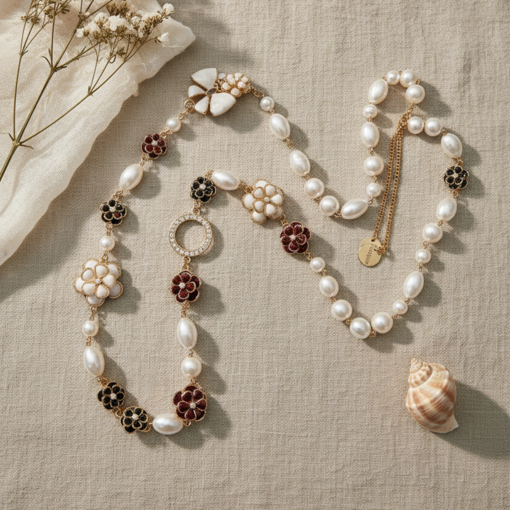 Collar Piluca flat lay boho