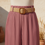Detalle cintura pantalón palazzo