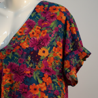 Detalle escote y manga vestido milflores