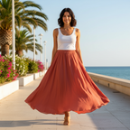 Falda Larga Berta - modelo completa