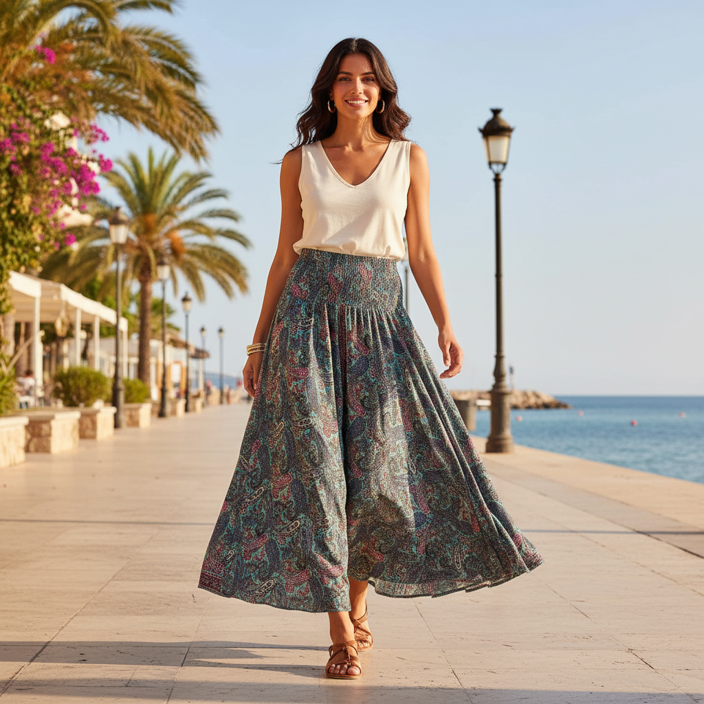Falda Pantalon Luisa - cuerpo entero