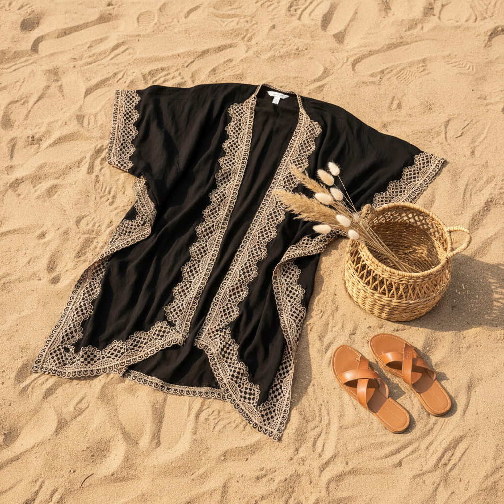 Flat lay kimono Laura