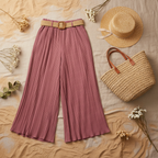 Flat lay pantalón palazzo