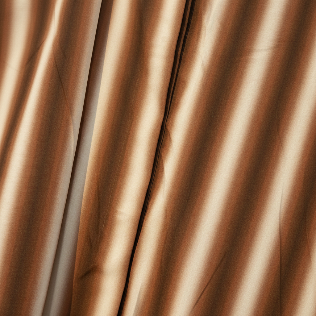 Detalle tejido rayas degradadas camisa oversize Angara Moda