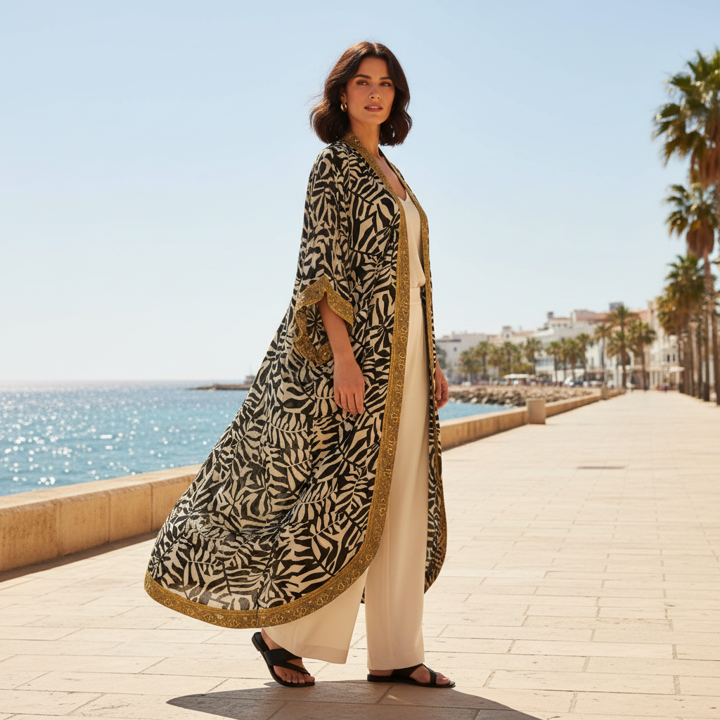 Kimono Candela modelo tres cuartos