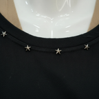 Macro tachuelas estrella Camiseta Nera