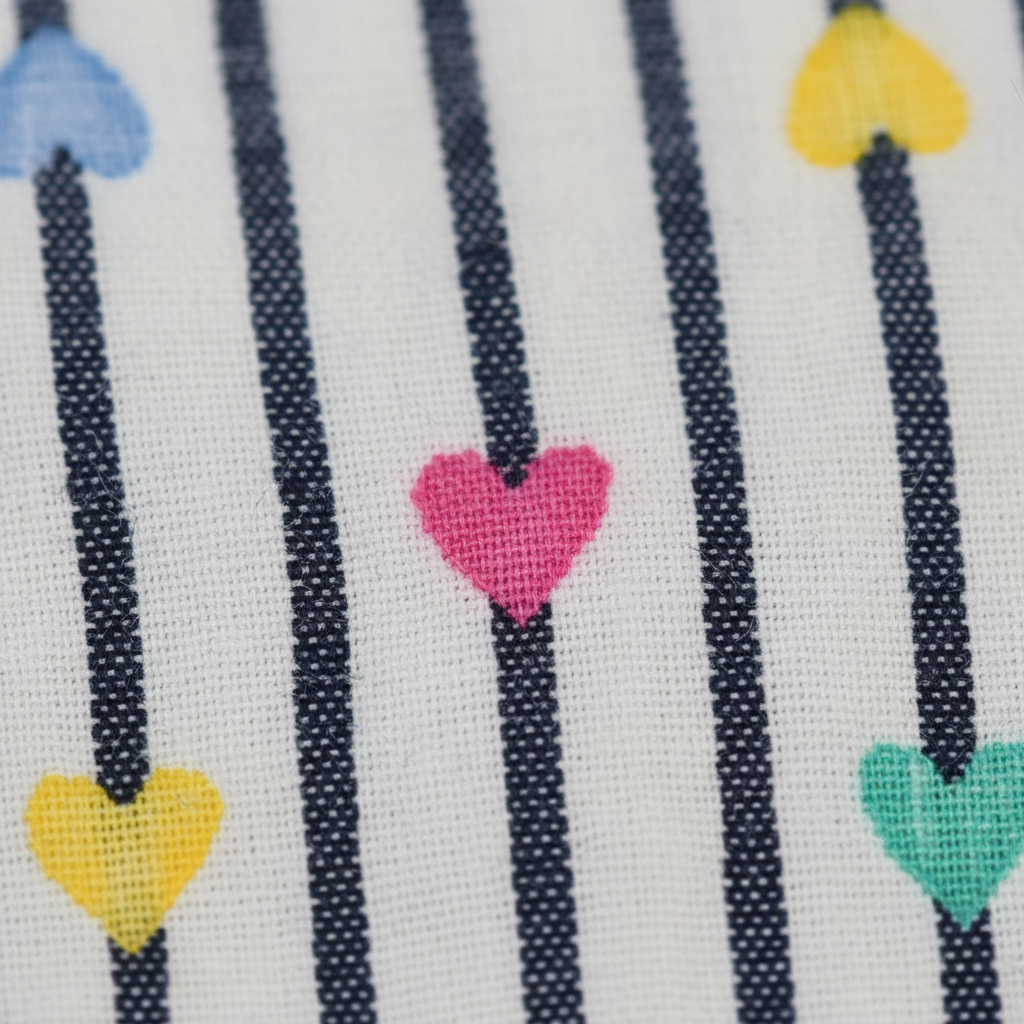 Macro tejido corazones vestido babydoll