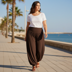 Pantalón Sagitario palazzo bombacho modelo curvi